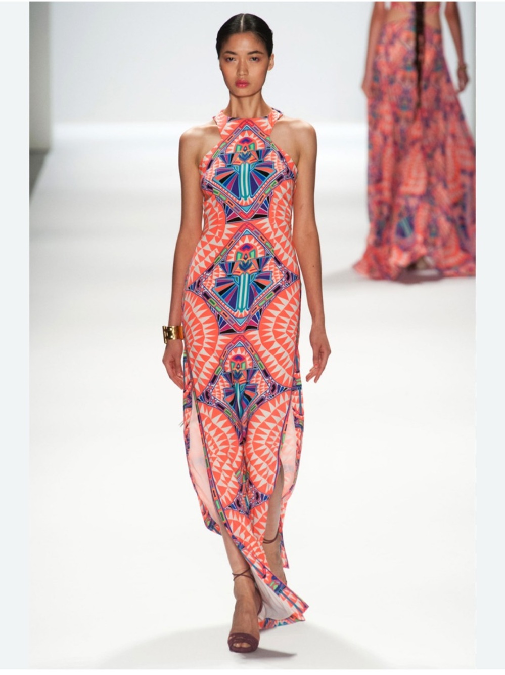 Mara Hoffman Aztec Print Maxi Dress